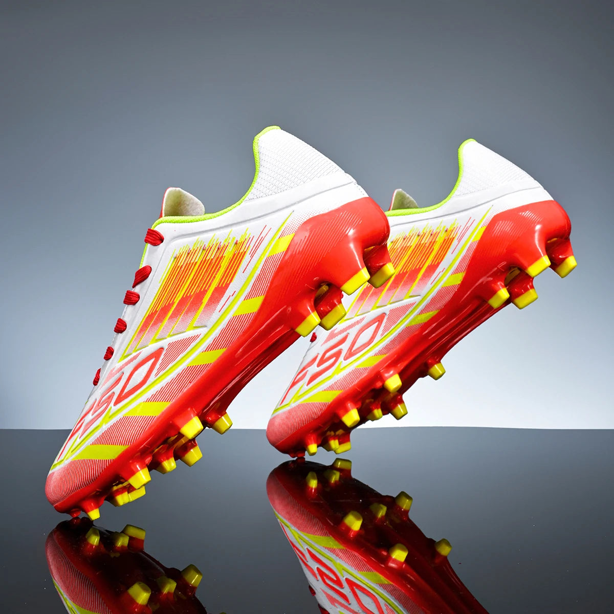 FG/AG cleats soccer shoes | Artificial grass use, all-season, for training & games, indoor & outdoor
