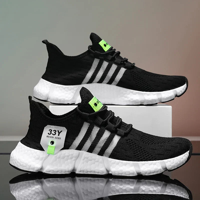 High Quality Summer Men Shoes Comfortable Sneakers Breathable Running Shoes for Men Mesh Tennis Sport Shoes