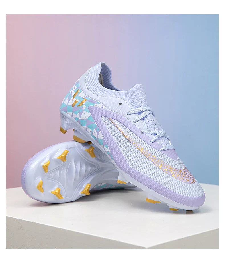 New Kid Match Boys Soccer Shoes Comfortable Outdoor Match Professional Football Boots Sneakers Non-Slip Sports Shoes Unisex