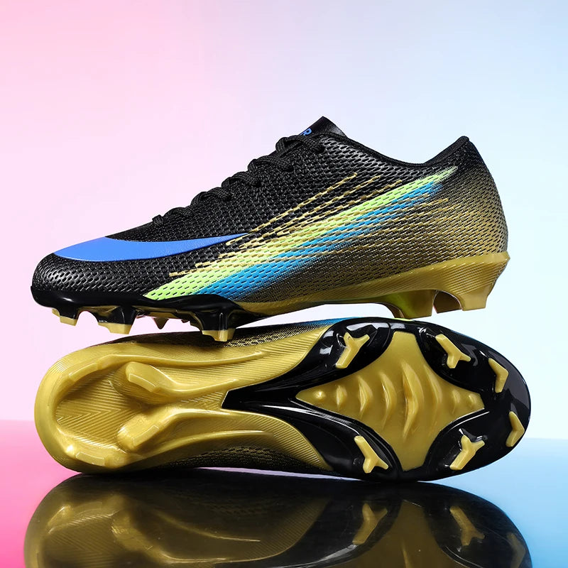 New Men Soccer Shoes Society Professional  Football Field Boots Original Grass Training Boys Resistant Non-Slip Outdoor Sneakers