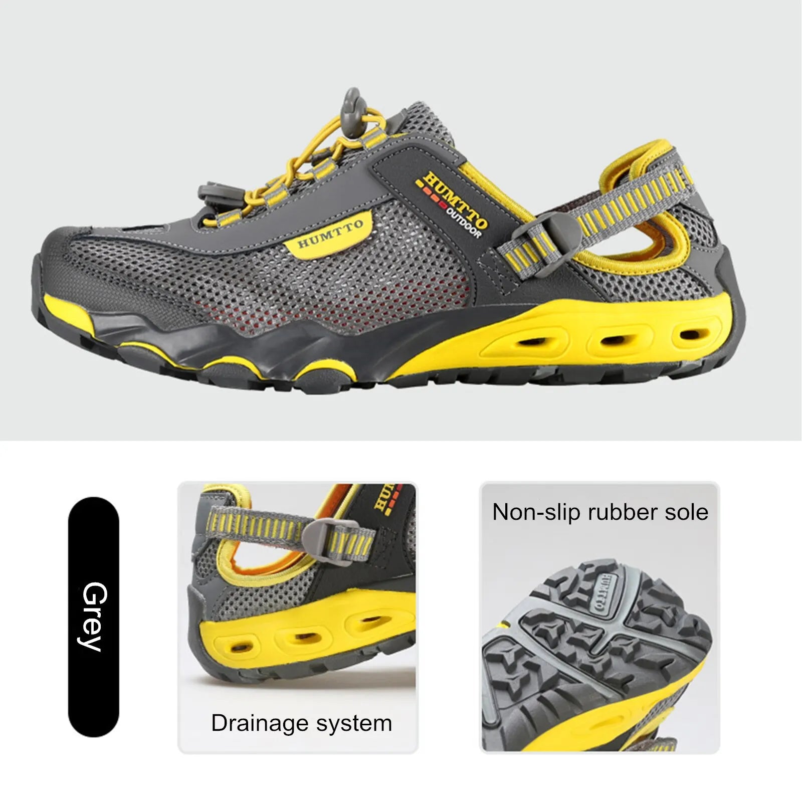 Hiking Shoes for Men Outdoor Man Sneakers Breathable Quick Drying Sports Trekking Beach Barefoot Mens Shoes