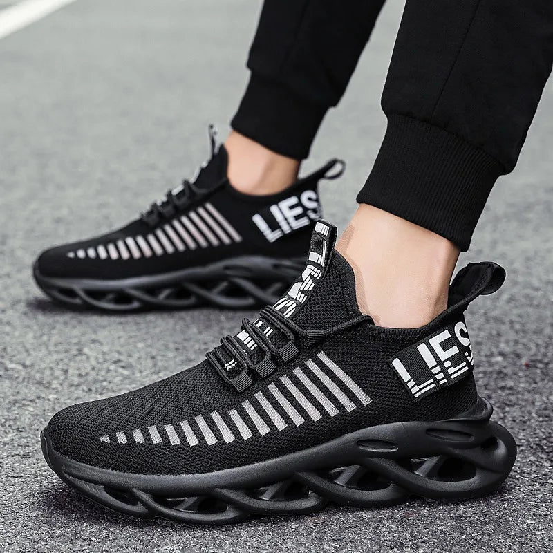 Men Shoes Comfortable Unisex Sneakers Breathable Couple Running Shoes Women Tenis Sports Shoe Size 36-46 White Walking Sneakers