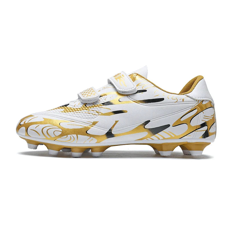 Professional Soccer Shoes Kids Long Spikes FG Football Boots Outdoor Grass Cleats Turf Football Shoes Boys Training Soccer Boots