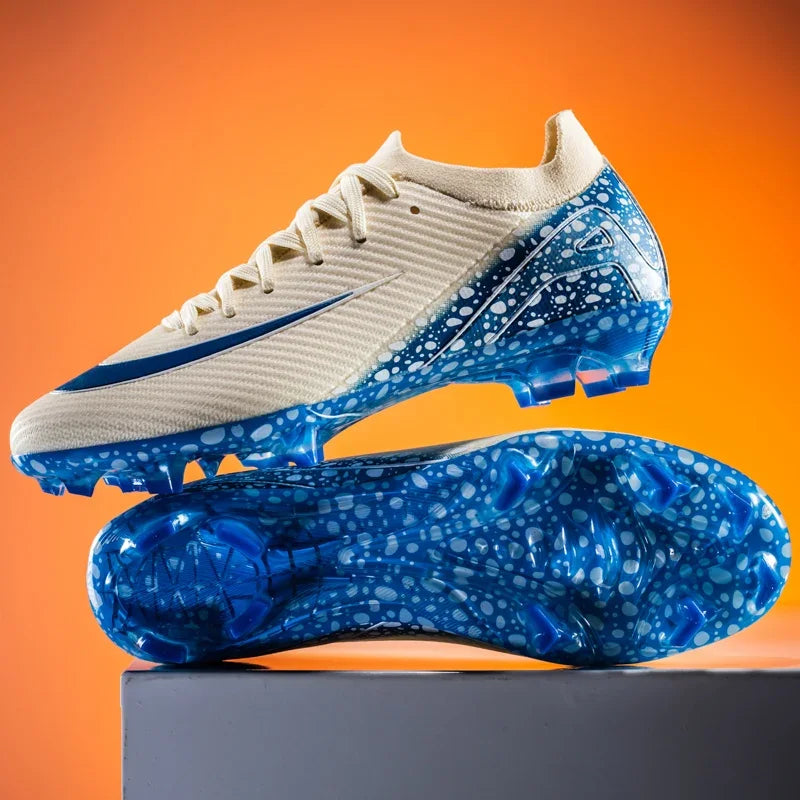 New Men Women Professional Football Boots Cleats Grass Training Match Sport Soccer Shoes FG/TF Ultra-light Non-slip Unisex