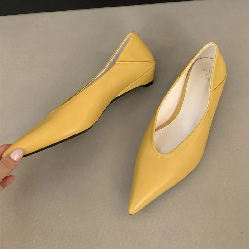 Bailamos 2026 New Brand Women Pumps Ladies Elegant Thin High Heel Single Shoes Fashion Pointed Toe Shallow Slip On Boat Shoes