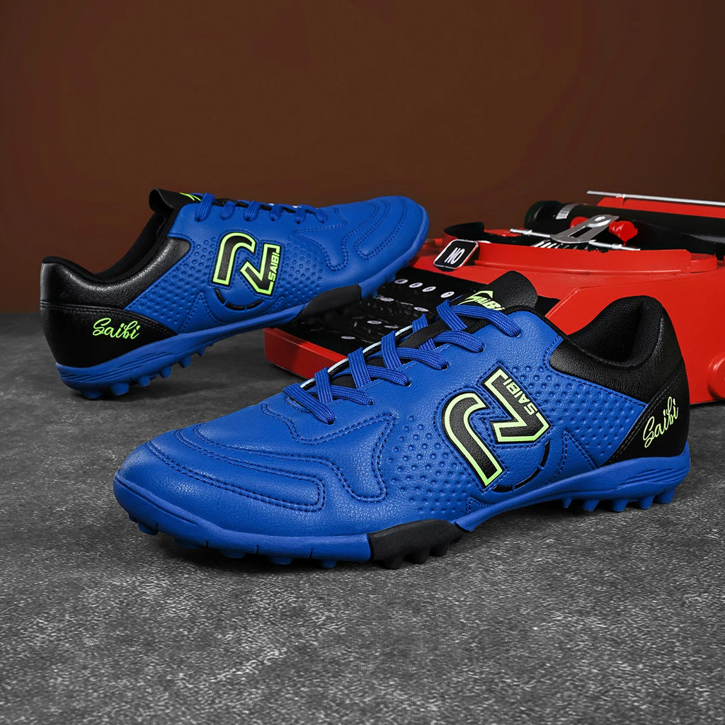 Fashionable sports style professional men's football shoes TF broken nail outdoor sports shoes effectively protect ankles