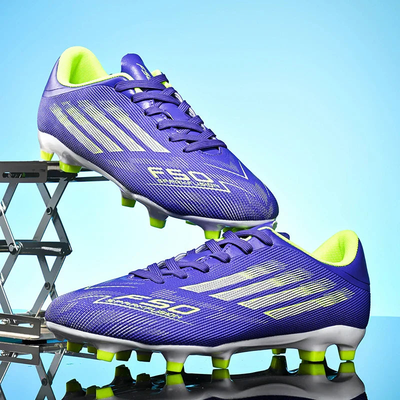 New Men Football Boots Professional Soccer Shoes Boys Sneakers Comfortable Match Ankle Non-Slip TF/FG Sports Shoes Unisex