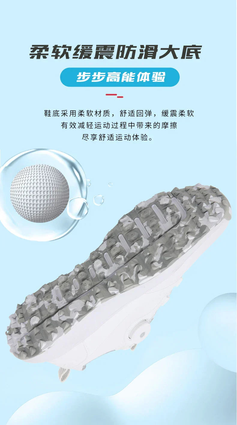 Golf Sneakers Men's Waterproof Fashion Casual Outdoor Comfortable Golfers Footwears Women