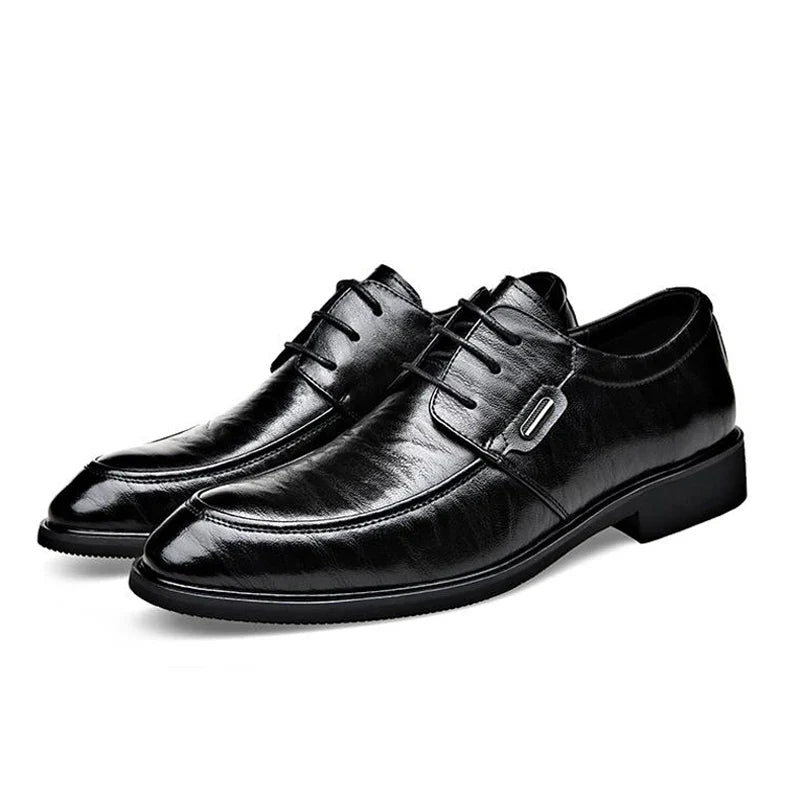 Men's Lace-Up Oxford Shoes outdoor Leather Business dress Formal shoes office Footwear big size 48 49 50