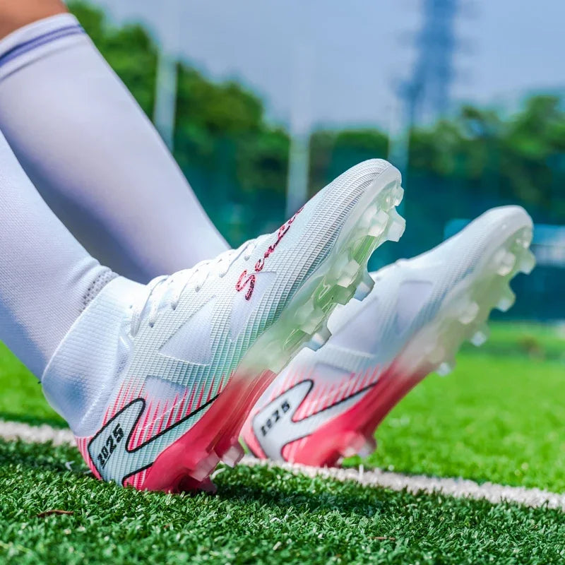 Professional Men Football Shoes Society Cleats Soccer Shoes Indoor Football Field Boots Original Training Fast Chuteira Campo