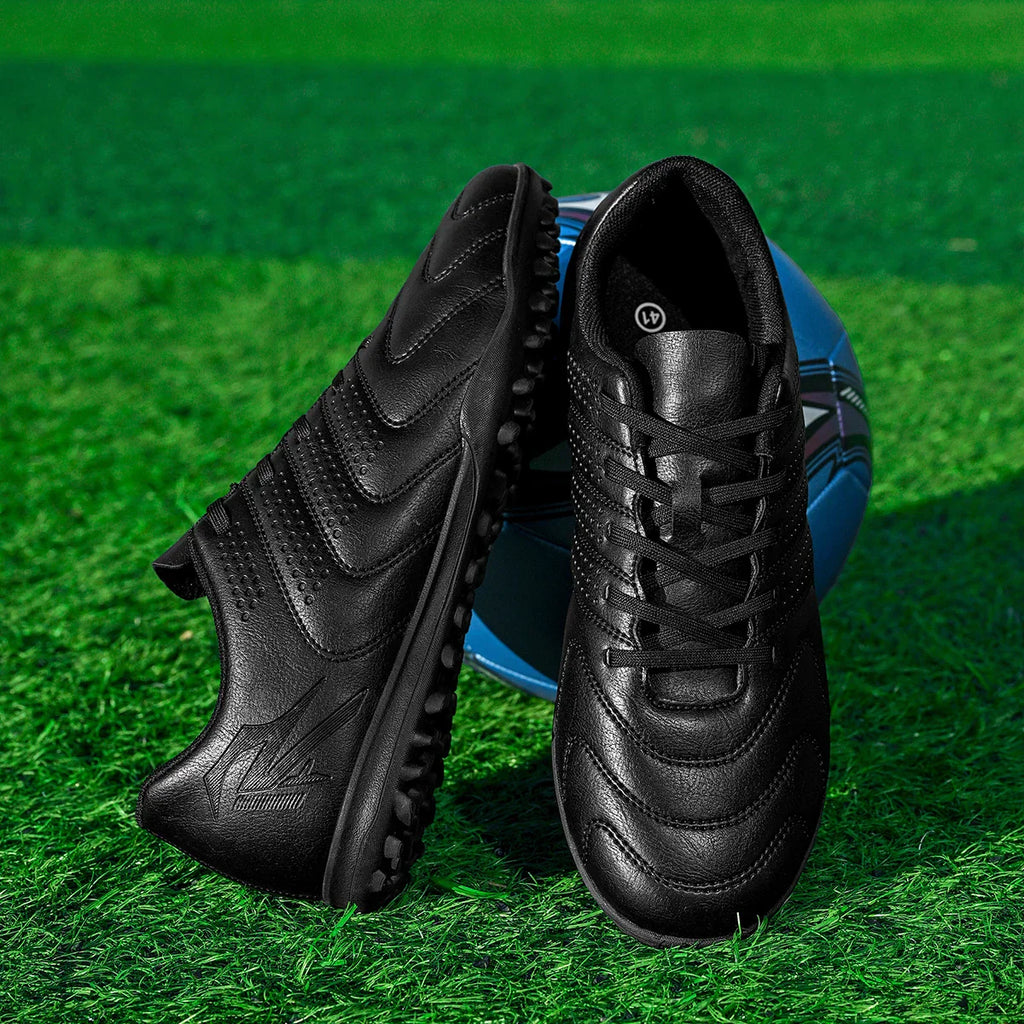 Wear Resistant TF Turf Soccer Boots PU Elastic Fabric Upper Rubber Stable Grip Sole Youth Boys Girls Football Shoes