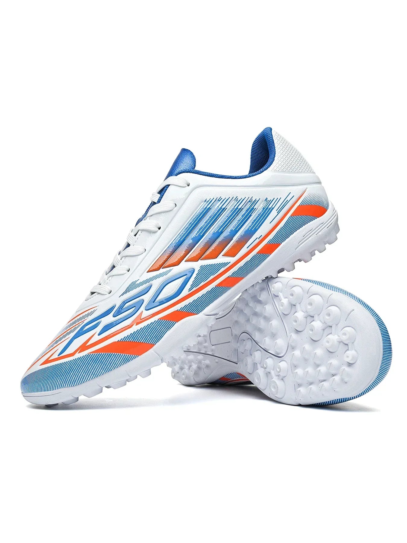 Men Women Kids TF Turf Soccer Cleats Training Wear Non-Slip Wear-Resistant PU Fabric Rubber Sole