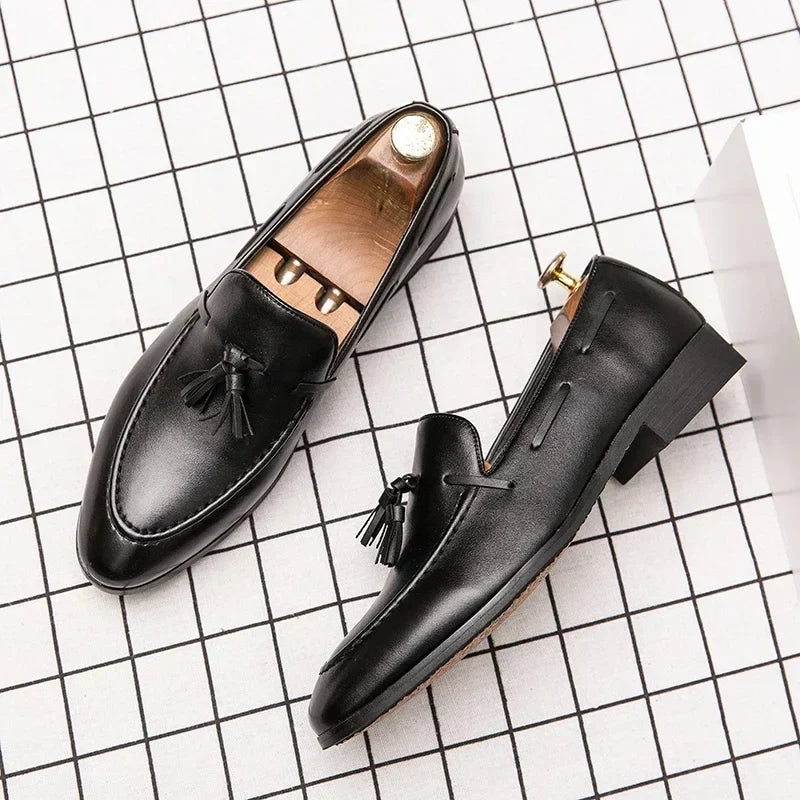 Men's Tassel Loafers Dress Shoes Business Leisure Driving Shoes Summer Outdoor Classic Fashion Famous Brand Luxury