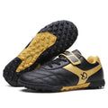 Professional Indoor Turf Soccer Shoes Kid New Design Green Children Football Sneakers Hook-loop Futsal Training Shoes Size 27-38