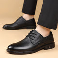 Men Formal Leather Shoes Black Pointed Toe Men Loafers Party Office Business Casual Shoes for Men Oxford Shoes Mens Dress Shoe