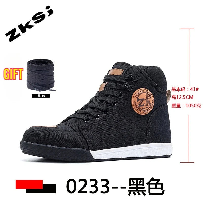 New Arrival Moto Boots Men Motobiker Shoes Motocross Boots Anti Fall Riding Boots for Road Racing Parkour Shoes Knight Equipment