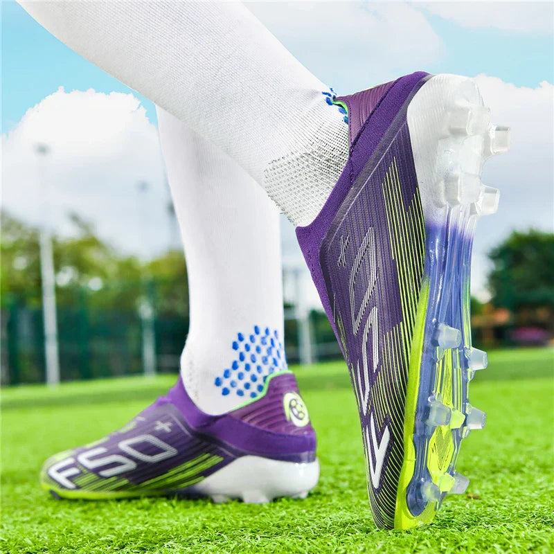 New Men Soccer Shoes Cleats Grass Futsal Comfortable Turf Football Boots Sports Ultralight FG/TF Non Slip Indoor Adult Sneakers