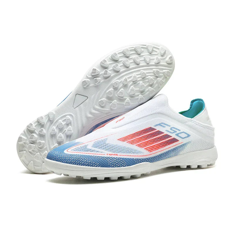 New Men Football Boots Training Soccer Shoes Match Adult Cleats Outdoor Sport Boys Breathable Non Slip Long Spikes Comfortable