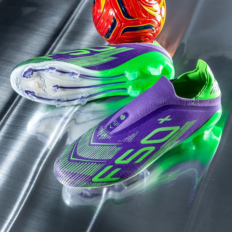 New Men's Football Boots Comfortable Adult Futsal Ultralight Turf Soccer Shoes Grass Sport Indoor Non-Slip Cleats Professional