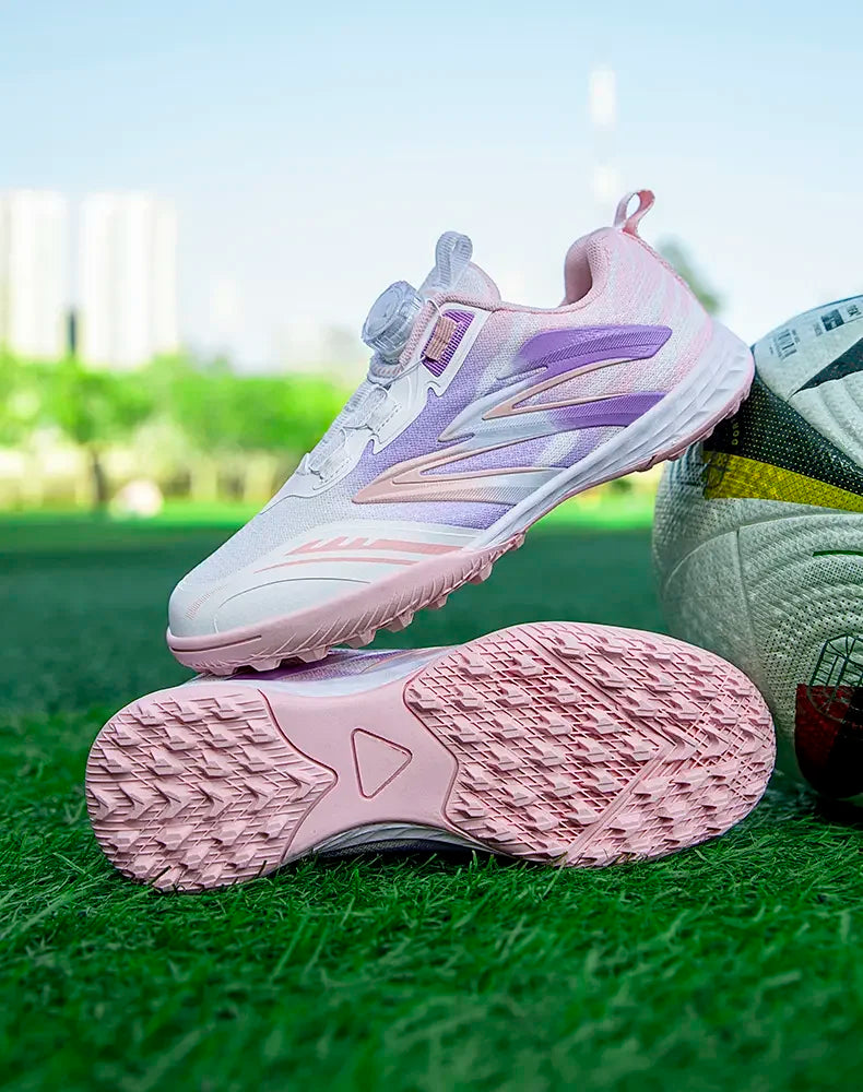 Indoor Futsal Soccer Shoes Flat Non Slip Sole Soft Elastic Upper Wearproof Comfortable Breathable Design Daily Training Casual