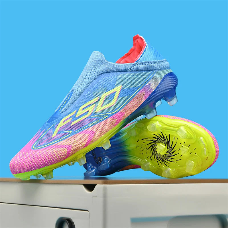 New Men Soccer Shoes Outdoor Sport Non-Slip Training Shoes Match Professional Football Boots Grass Sneakers Ultralight Unisex