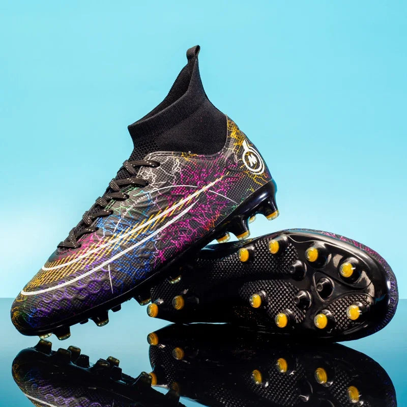 FG/TF Soccer Shoes Man Outdoor Training Football Boots Woman Sneakers Ultralight Non-Slip Sport Turf Soccer Cleats  Large Size