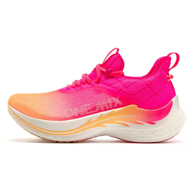 Original Carbon Fiber Running Racing Shoes Professional Marathon Ultra-light Rebound Damping Trail Sport Road Sneakers