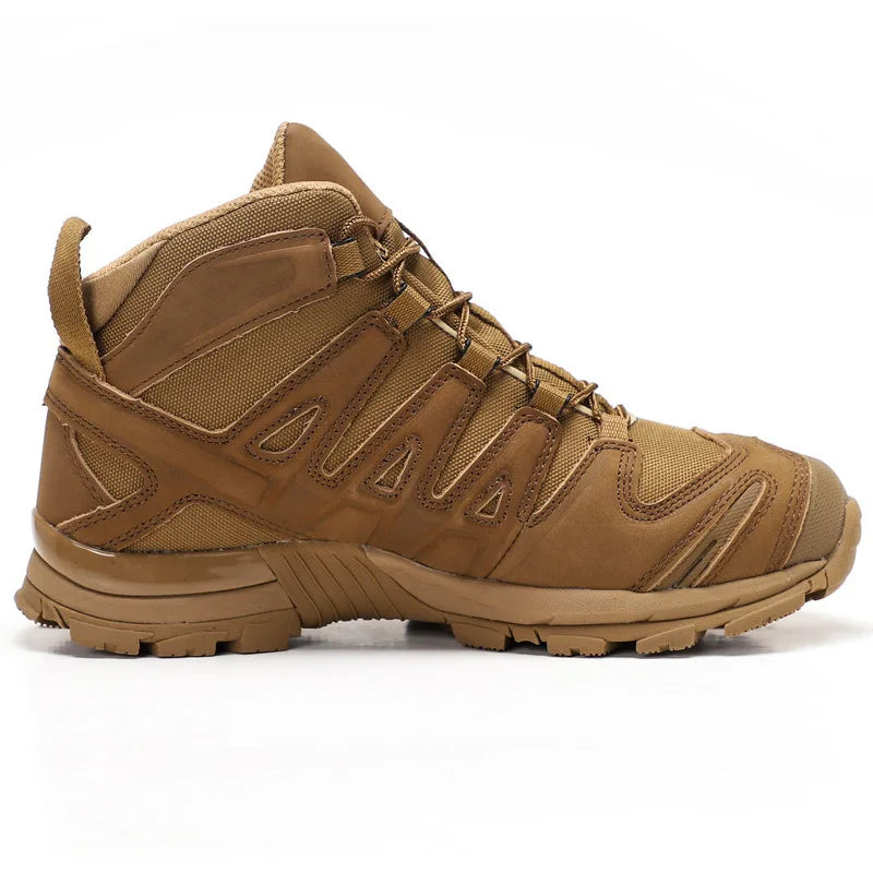 Men Tactical Boots Army Boots Mens Military Desert Waterproof Work Safety Shoes Climbing Hiking Shoes Ankle Men Outdoor Boots