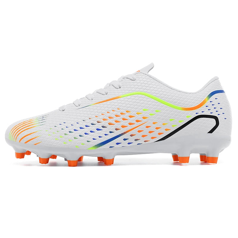 Professional Grassland Football Boots Anti Collision Toe Wear Resistant Non Slip Spikes Breathable Daily Training Footwear
