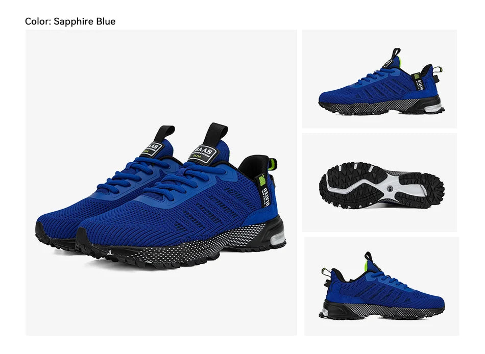 Men Running Shoes Lightweight Breathable Jogging Sport Shoes Male Lace-up Fashion Comfort Casual Sneakers Non-slip