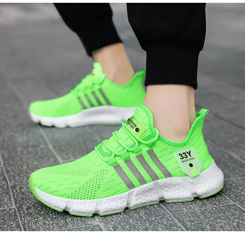 High Quality Summer Men Shoes Comfortable Sneakers Breathable Running Shoes for Men Mesh Tennis Sport Shoes