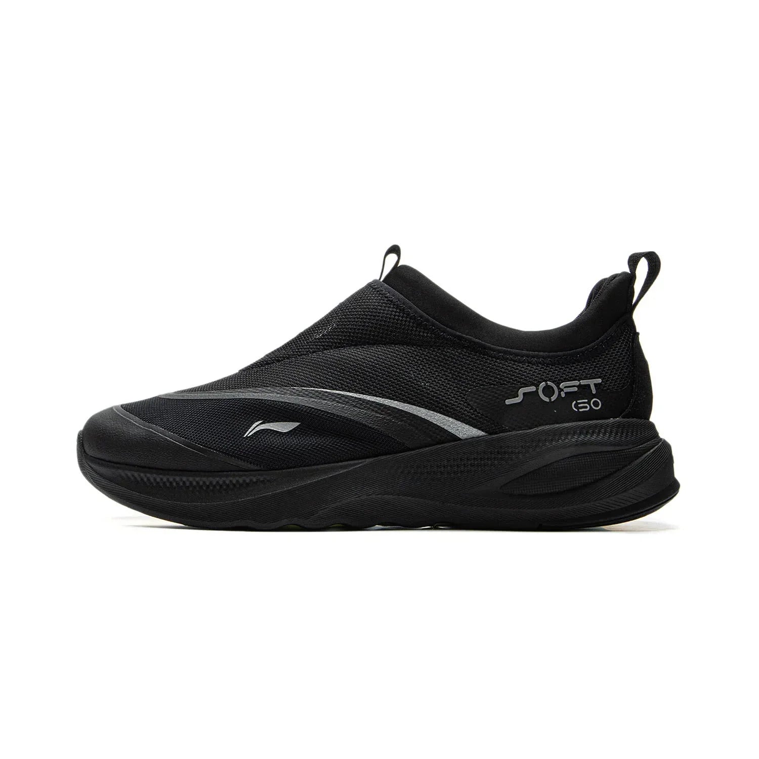 Men's SOFT GO 2 Walking Shoes COMFOAM Slip-on Soft Thick Heel LiNing Comfortable Wearable Sports Casual Shoes AGLV005