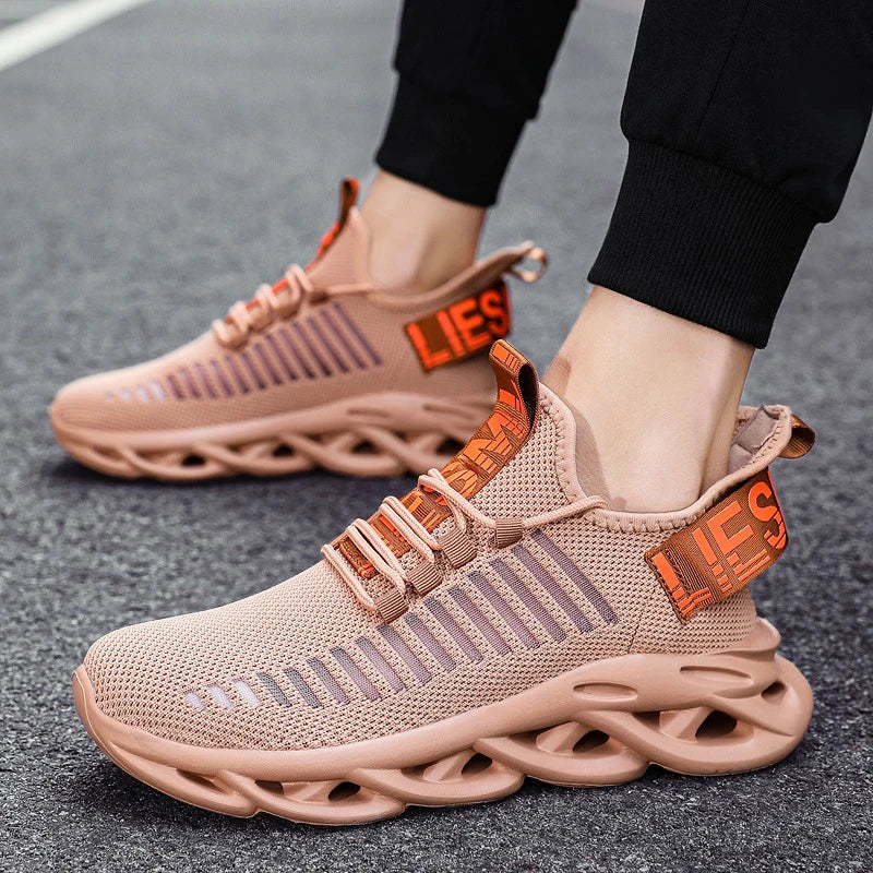 Men Shoes Comfortable Unisex Sneakers Breathable Couple Running Shoes Women Tenis Sports Shoe Size 36-46 White Walking Sneakers