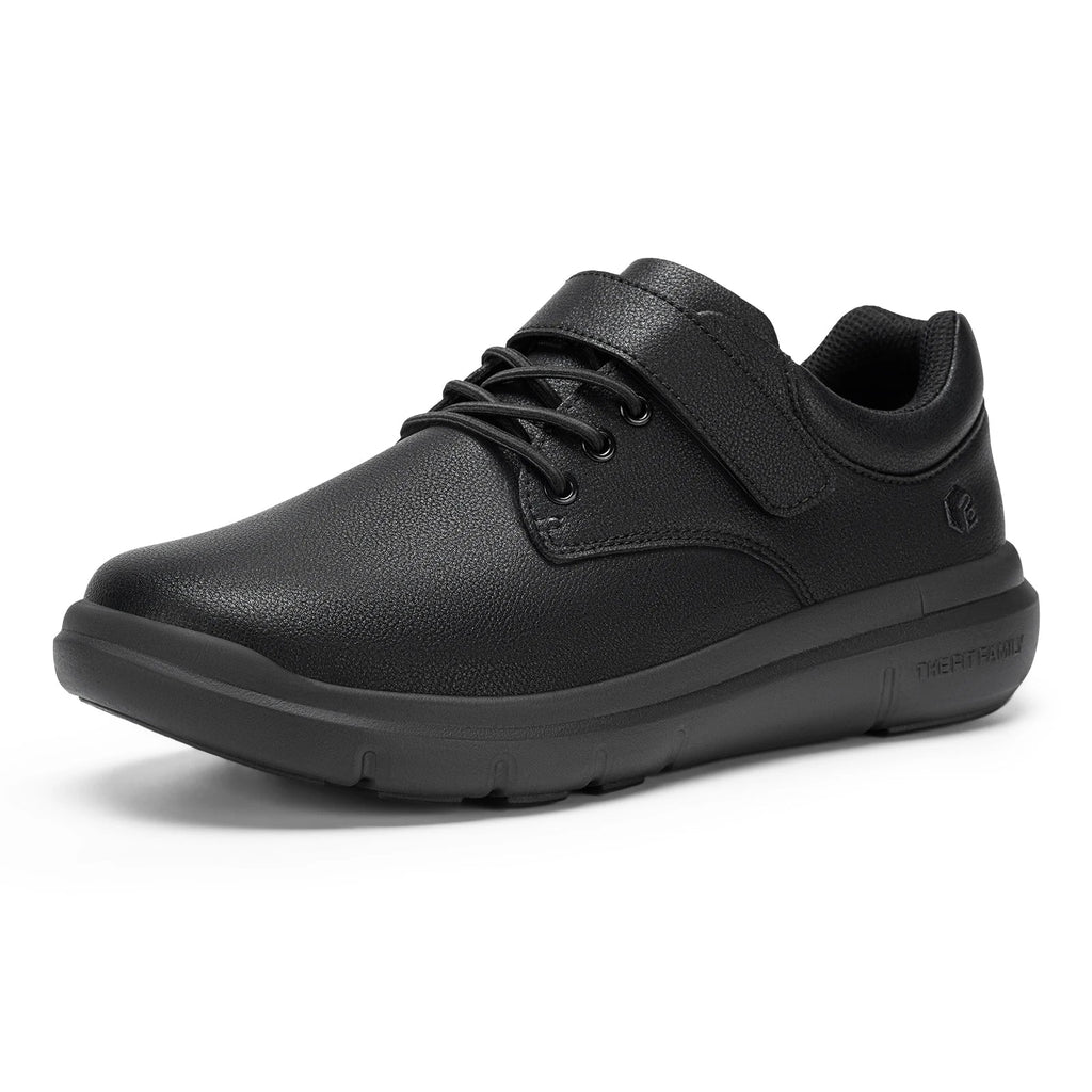 Fitville Men’s Dress Shoes  Extra Wide Toe Leather Formal Business Diabetic Shoes for Men Comfortable Walking Footwear Size 50