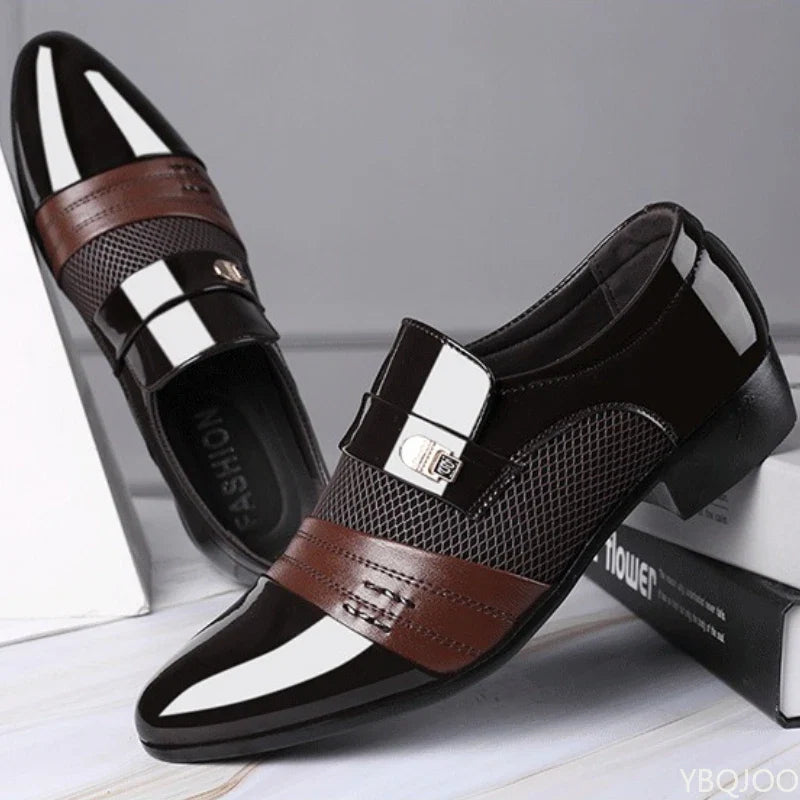 Large Size Fashionable Men's Office Formal Shoes Low Cut Daily Comfortable Pointed Multifunctional Men's Wedding Men's Shoes