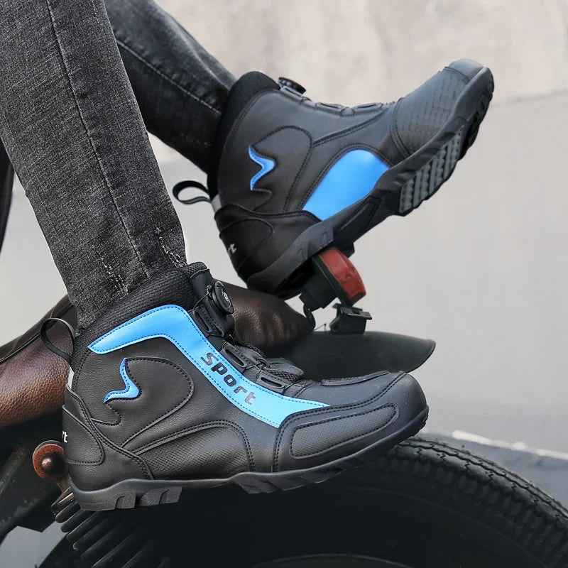 Motorcycle cycling boots four seasons new men's casual high-top safety protection shoes cross country boots outdoor riding boots