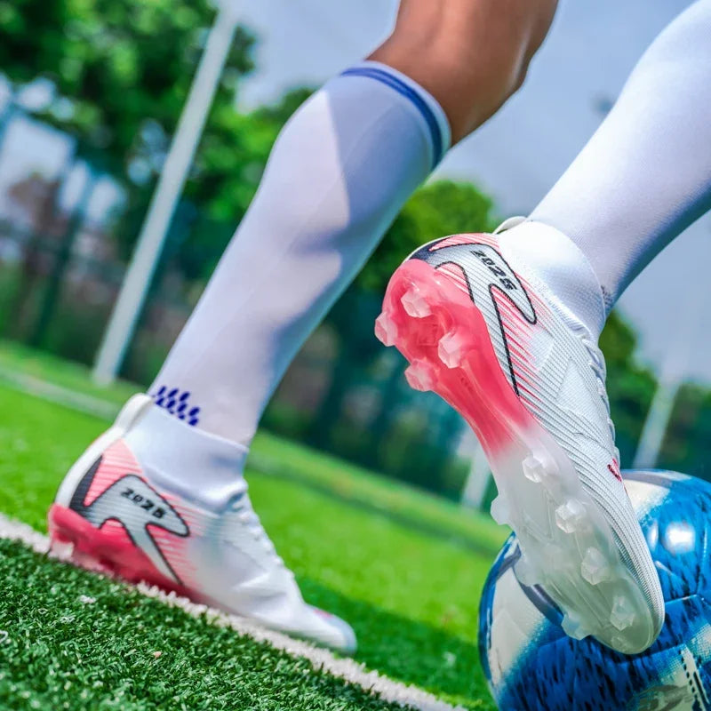 Professional Men Football Shoes Society Cleats Soccer Shoes Indoor Football Field Boots Original Training Fast Chuteira Campo