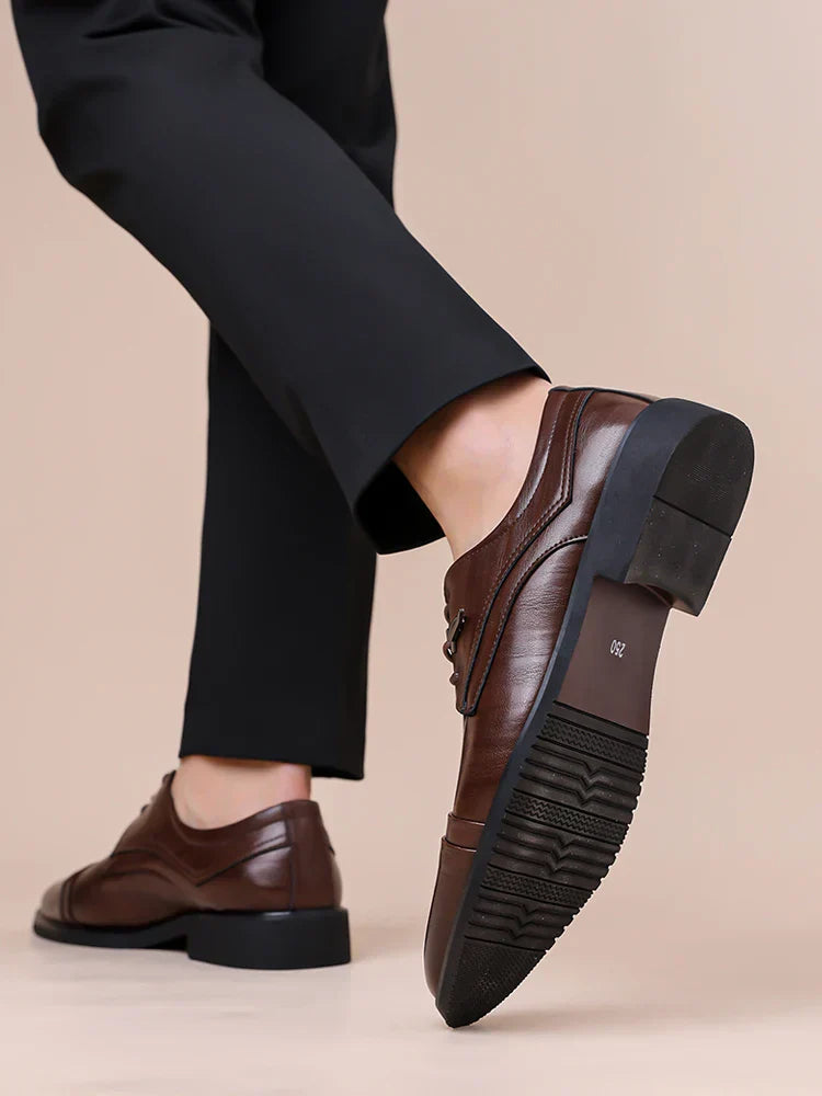 Fashion Business Dress Men Shoes Classic Leather Men's Formal Shoes Comfortable Slip On Dress Shoes Men Oxfords Size 47 48