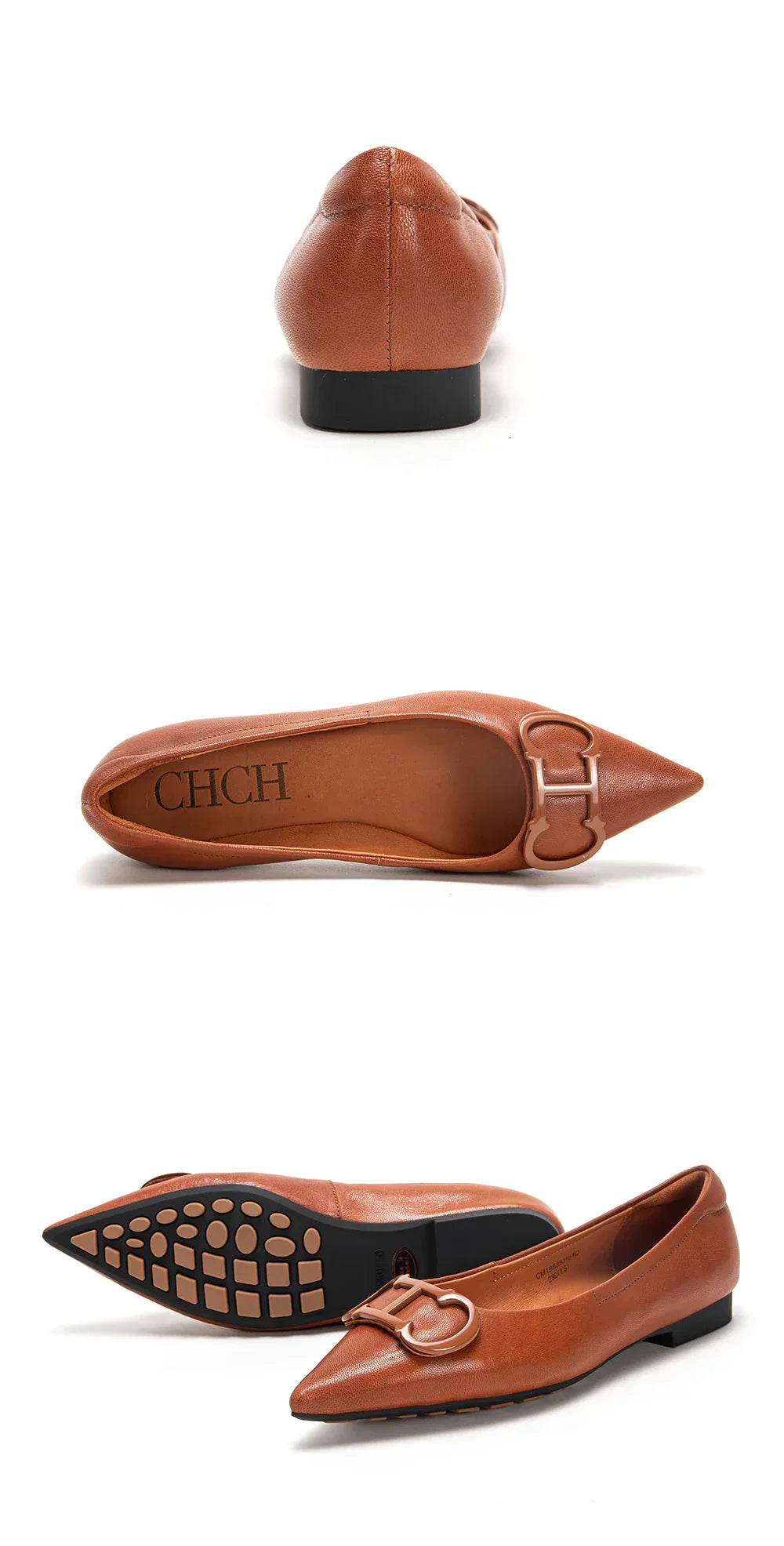 Pointed Toe Design Pure Simple Women's Flat Shoes Wear Comfortable Fashion Solid Women's Casual Shoes Vintage Classic