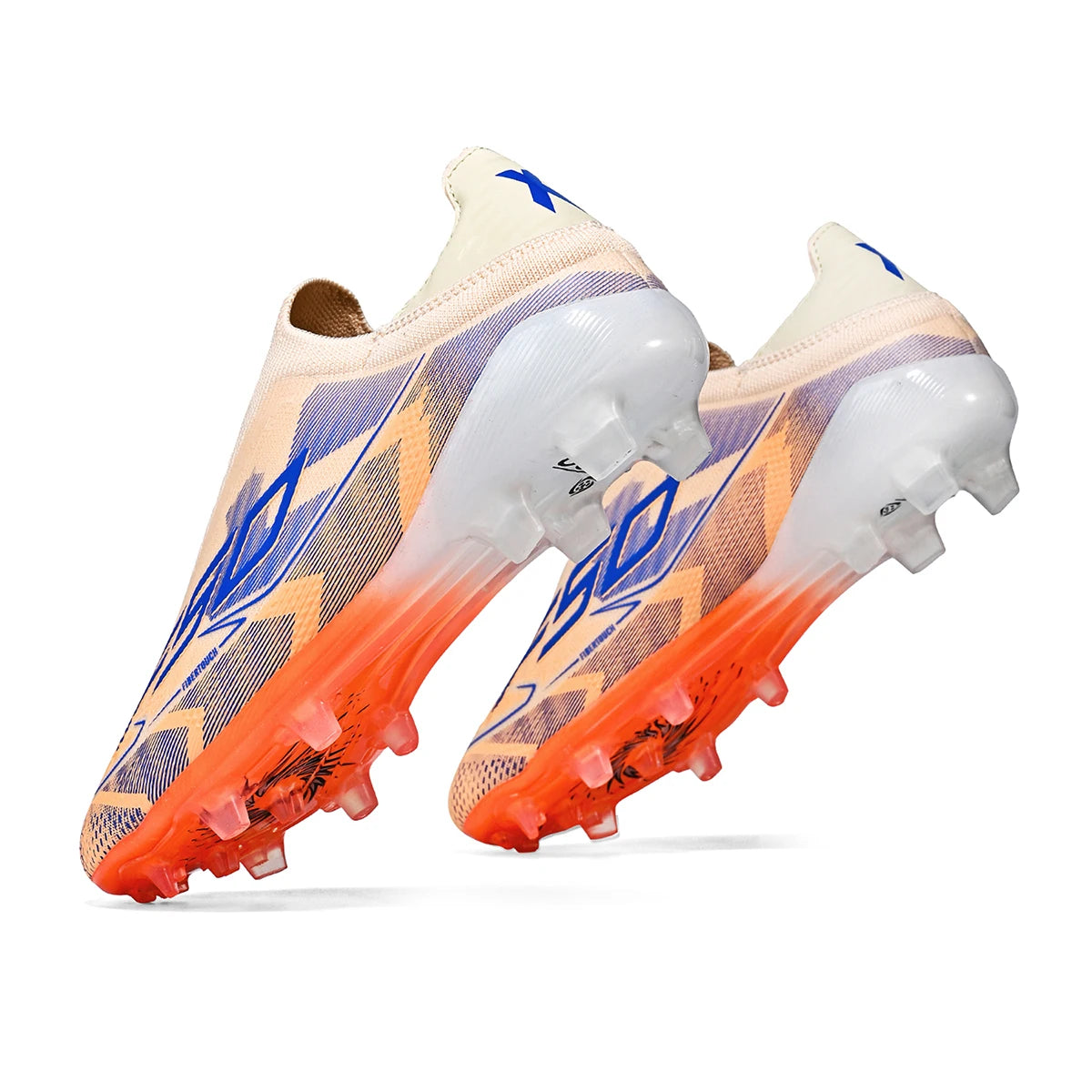 Professional Match Adult AG FG Soccer cleats Textured PU Upper High-friction TPU Stud Anti-slip Boost Ball Control For Grass
