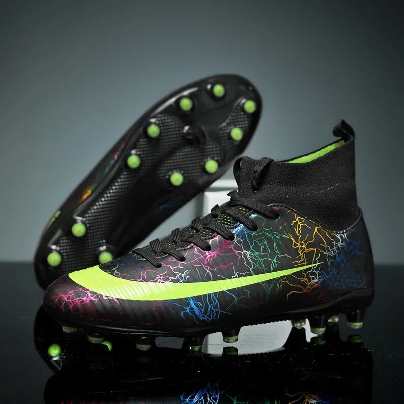 Men Original Soccer Shoes Society Sneaker Professional Ultralight Indoor Top Quality Students Training Resistant Football Shoes
