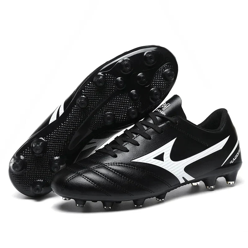 Men Football Boots Soccer Shoes Breathable Professional Turf Outdoor Non-slip Long Spikes Adult Ultralight Training Futsal