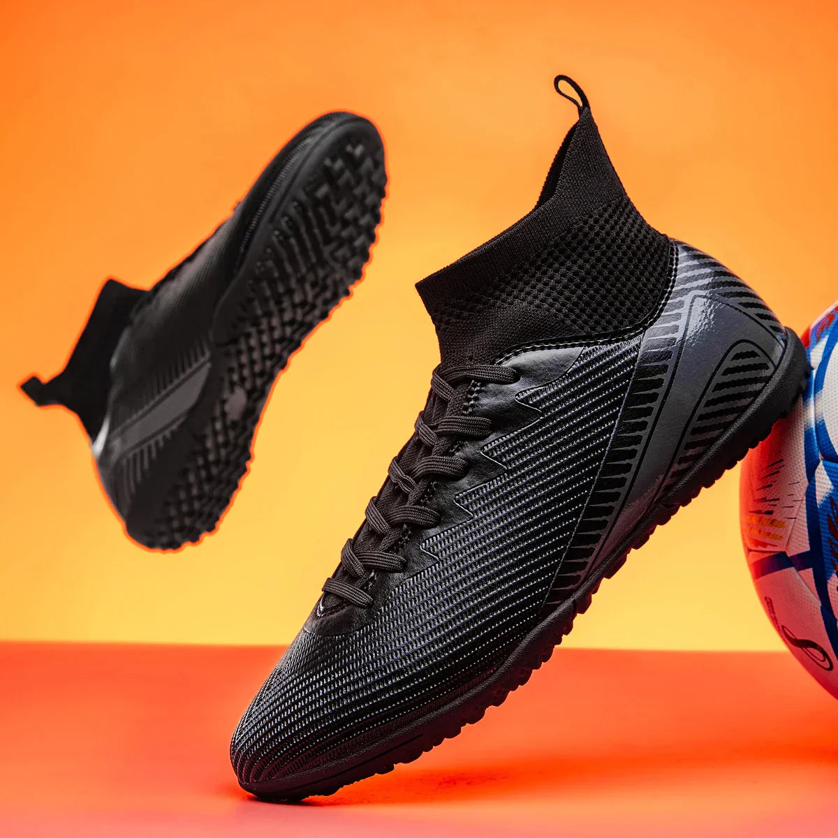 High Performance Adult Soccer Shoes Unisex for Outdoor Indoor Artificial Grass with Studs football shoes for boys  Sole spikes