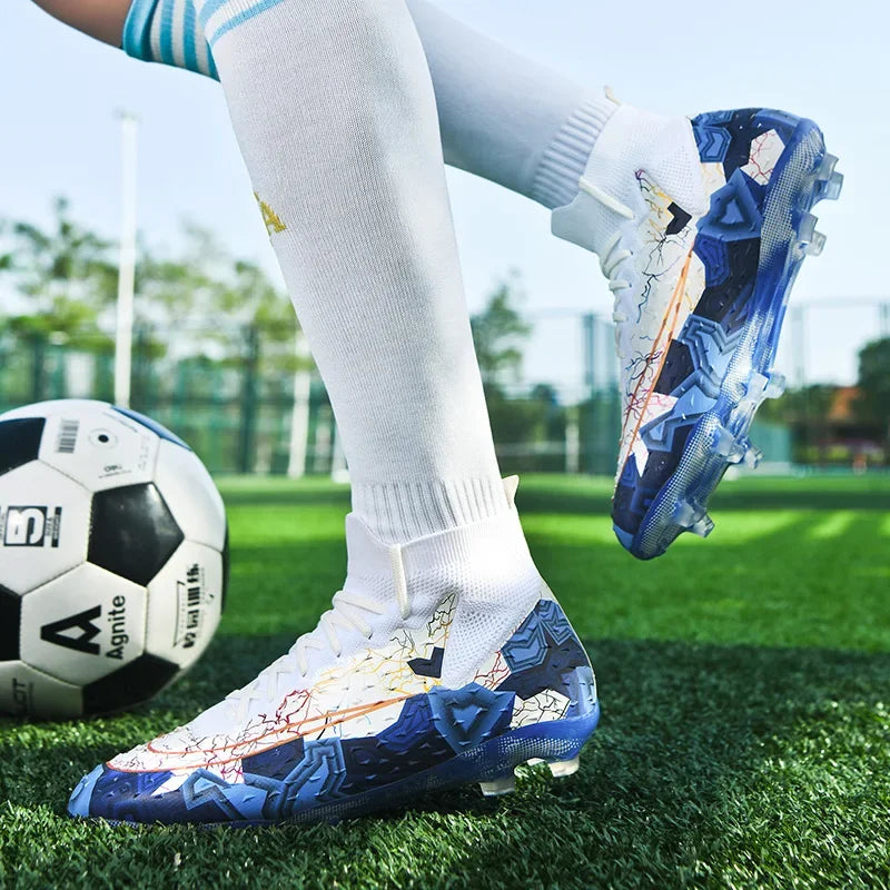 Original Men Football Shoes Indoor Football Field Boots Professional Soccer Shoes Society Cleats TF/FG SneakerSociety Cleats