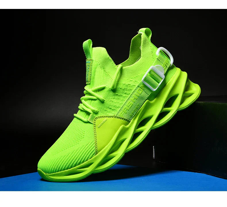 Sneakers Men Mesh Breathable Casual Men Shoes Unisex Light Soft Thick Sole Hole Couple Shoes Athletic Sneakers Women Shoes