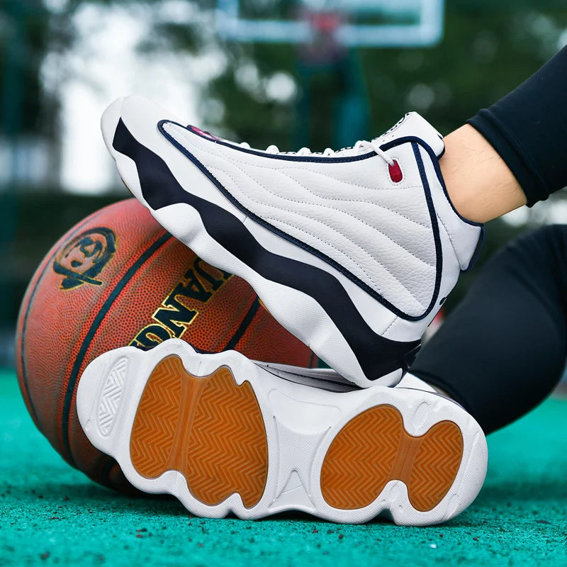 Men's casual outdoor sports classic practical basketball shoes trendy, soft, comfortable, anti-skid and wear-resistant outsole