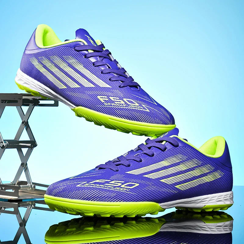 New Men Professional Football Boots Non-Slip TF/FG Boys Sneakers Match Soccer Shoes Ankle Comfortable Sports Shoes Unisex