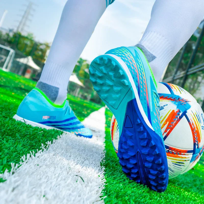 Soccer Shoes Men's Women TF/FG Football Boots Non-Slip Cleats Traning Grass Sneakers Teenagers Outdoor Breathable Sport Footwear