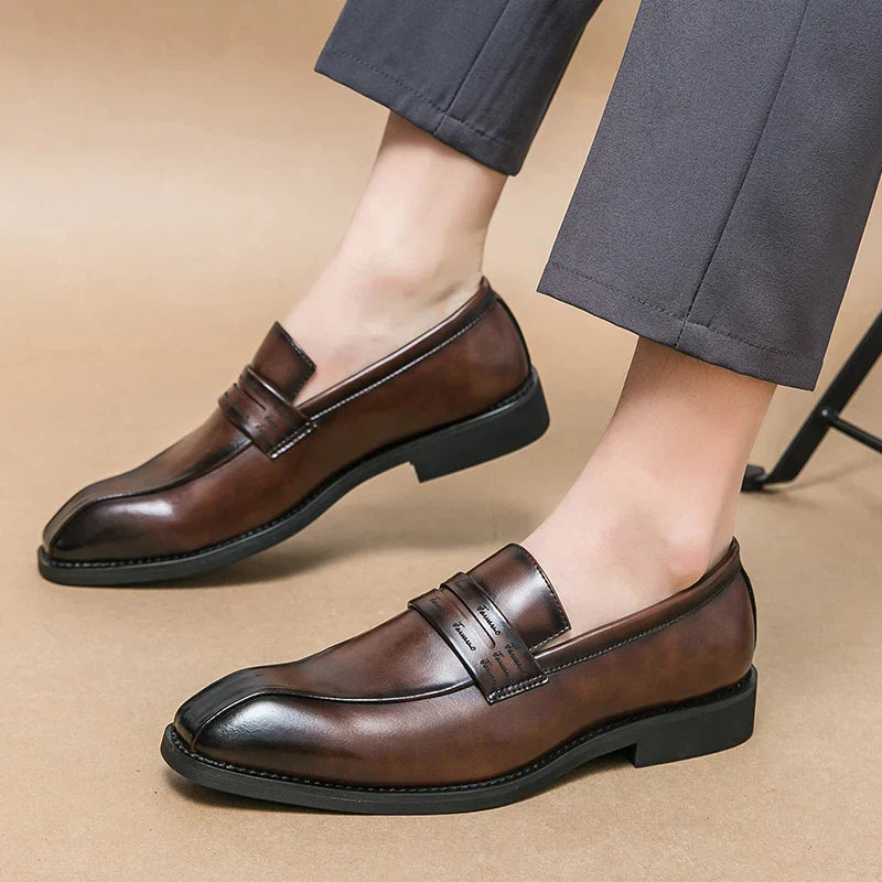 Mens Formal Business Oxford Shoes European Style Classic Comfortable Dress Shoes for Men