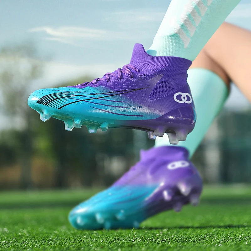 High Quality Fashion Men's Football Sneakers Big Size 46 Professional Soccer Cleats Men Breathable Futsal Boots Man botas futbol